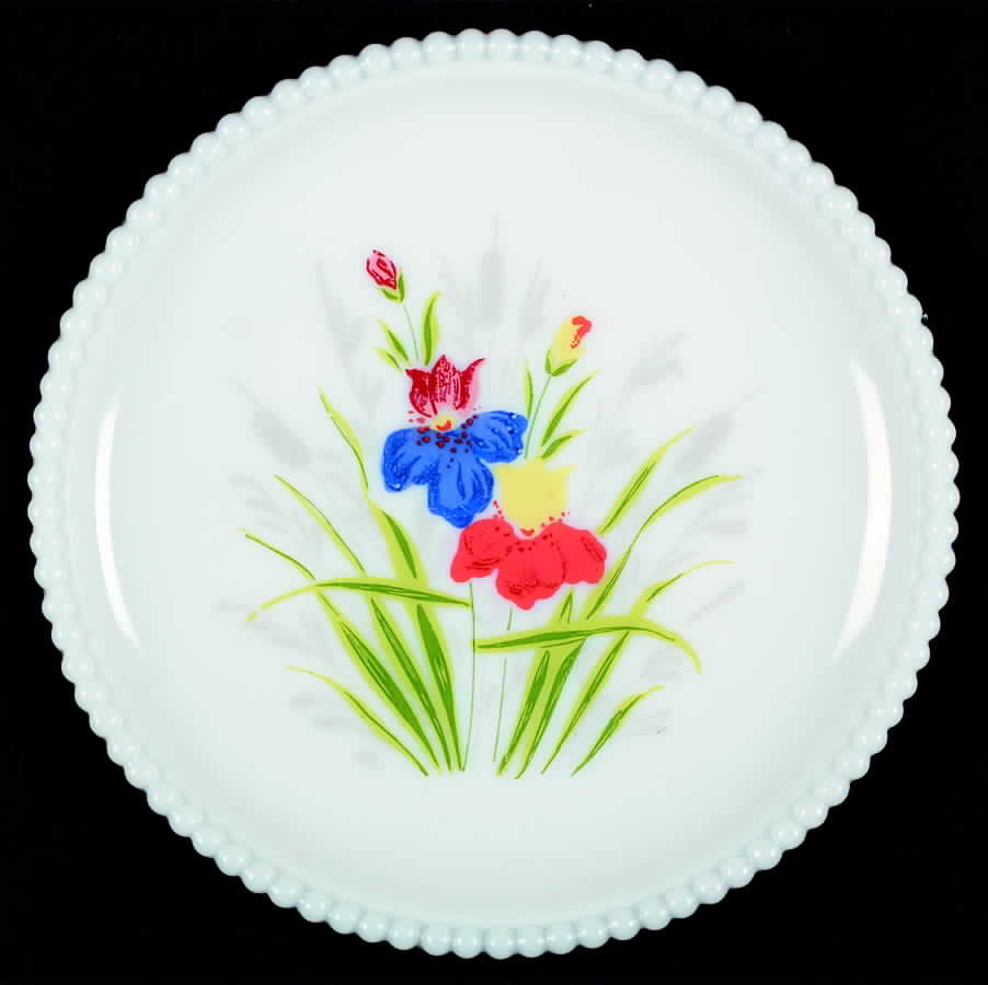 Beaded Edge Flowers 7" Salad Plate by Westmoreland-1