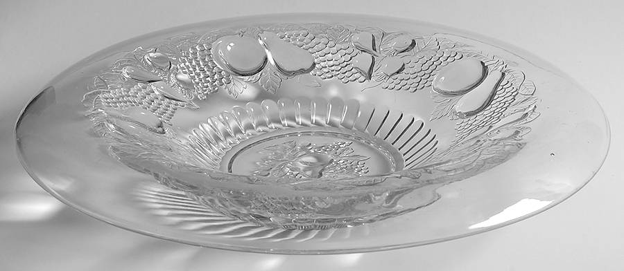Della Robbia Clear 13" Rolled Edge Bowl by Westmoreland-1
