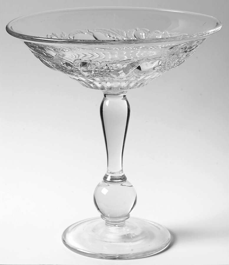 Della Robbia Clear Stemmed Sweet Meat by Westmoreland-1