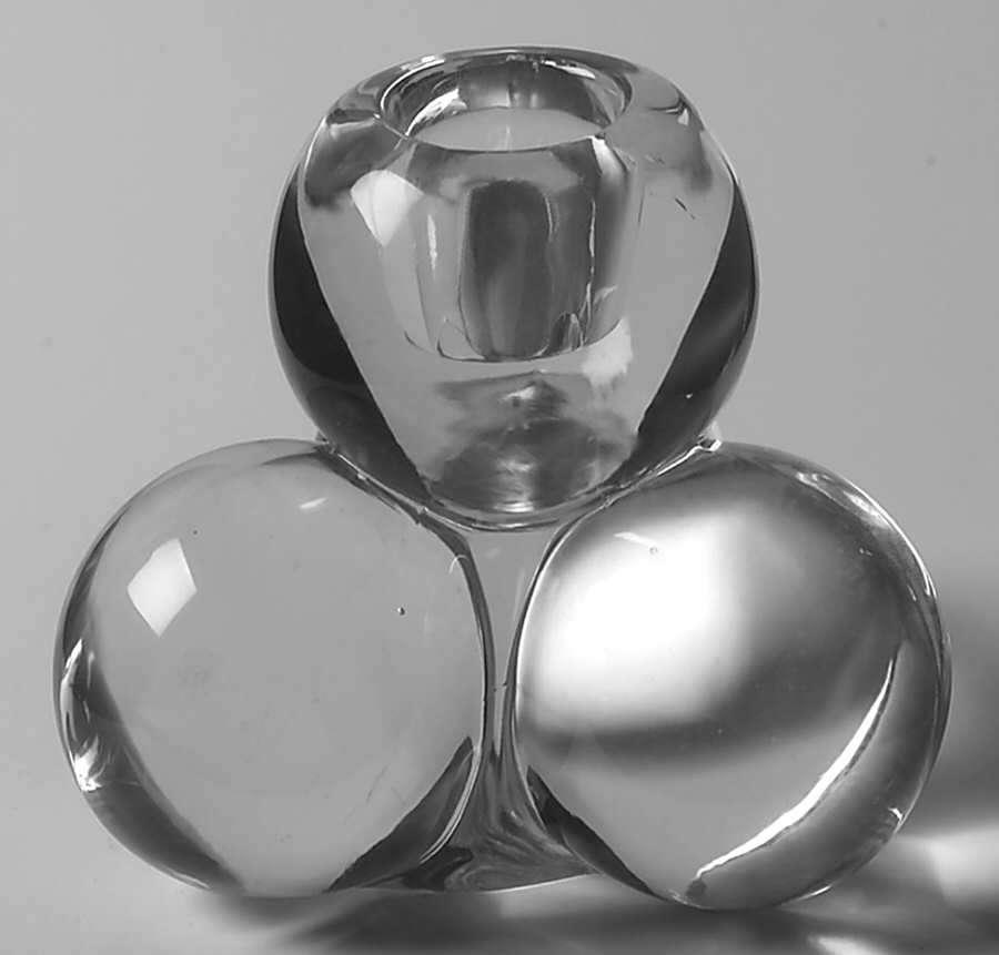 Three Ball 4 Ball Single Candlestick, No Base by Westmoreland-1