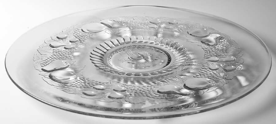 Della Robbia Clear Punch Bowl Underplate by Westmoreland-1