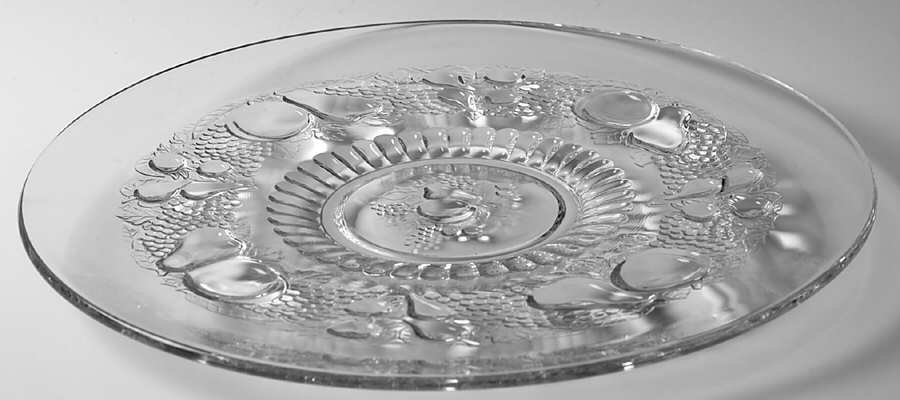 Della Robbia Clear 14" Torte Plate by Westmoreland-1