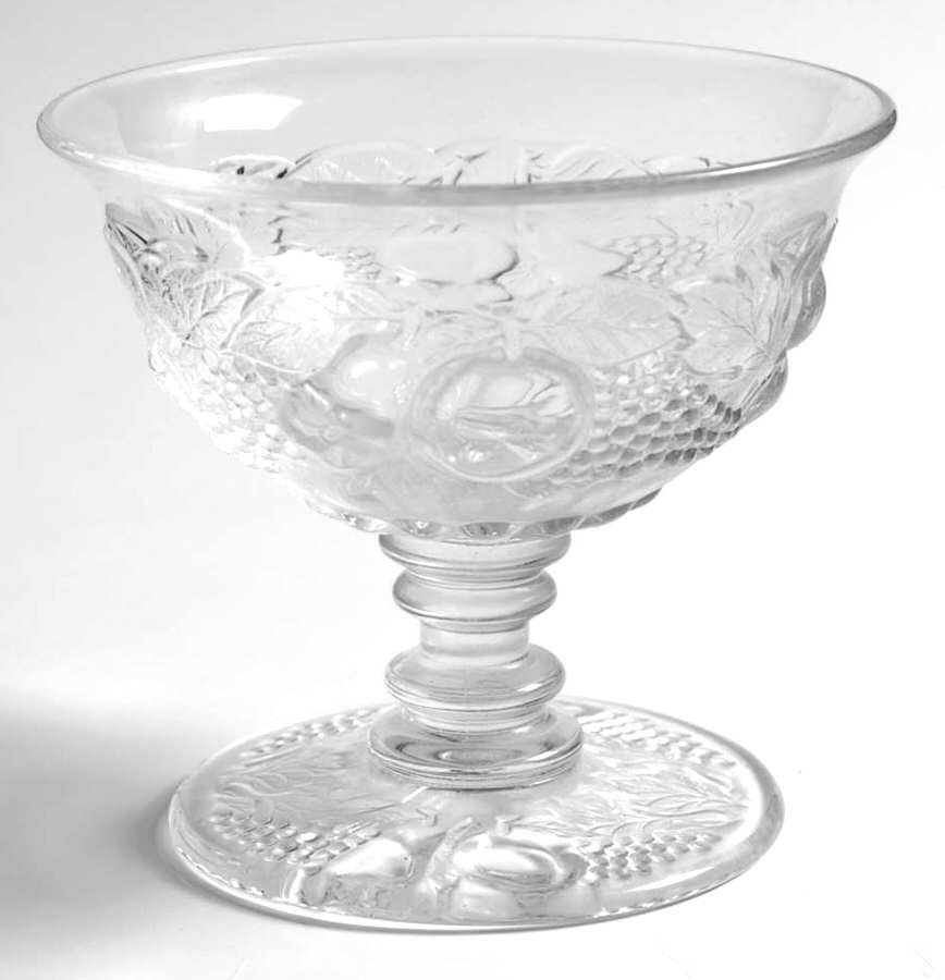 Della Robbia Clear Low Sherbet by Westmoreland-1