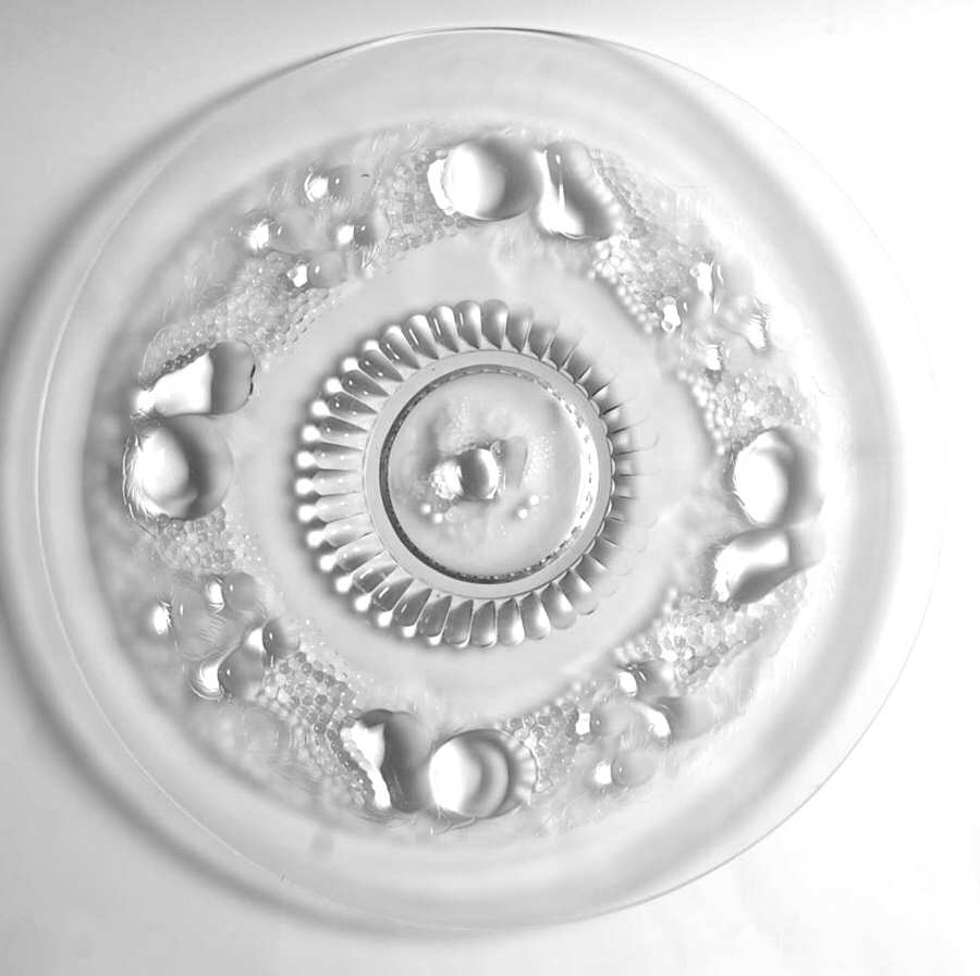 Della Robbia Clear 18" Torte Plate by Westmoreland-1