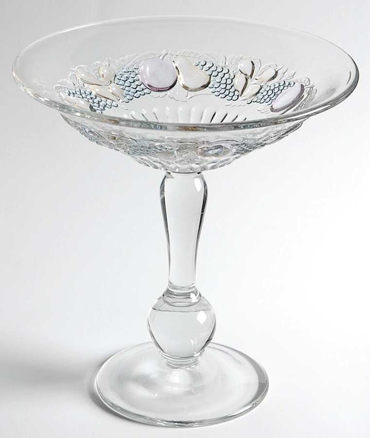 Della Robbia Flashed Footed Compote/Sweet Meat by Westmoreland-1