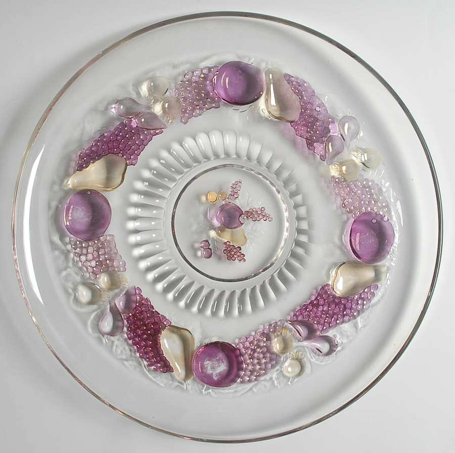 Della Robbia Flashed 14" Rolled Edge Torte Plate by Westmoreland-1