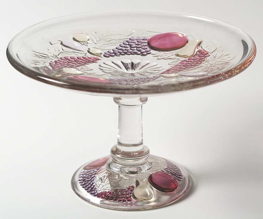 Della Robbia Flashed Mint Compote (Height X Width) by Westmoreland-1