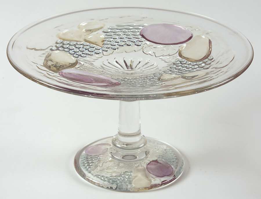 Della Robbia Flashed Mint Compote (Height X Width) by Westmoreland-1