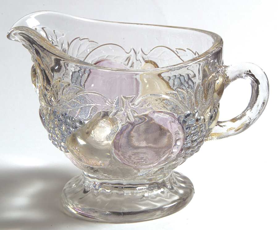 Della Robbia Flashed Footed Creamer by Westmoreland-1