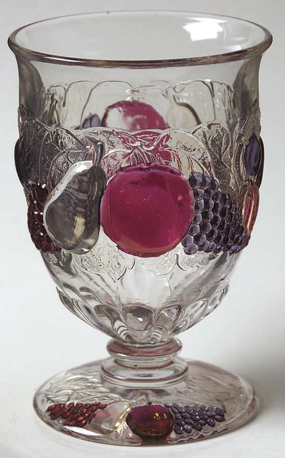 Della Robbia Flashed 8 Oz Footed Tumbler by Westmoreland-1