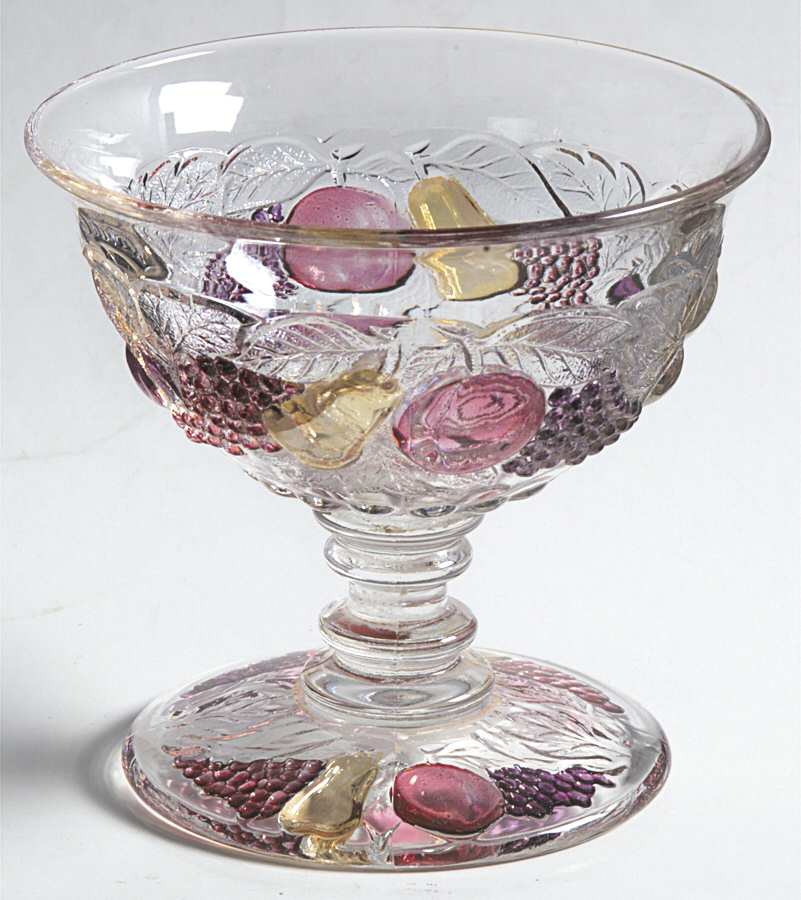 Della Robbia Flashed Low Sherbet by Westmoreland-1