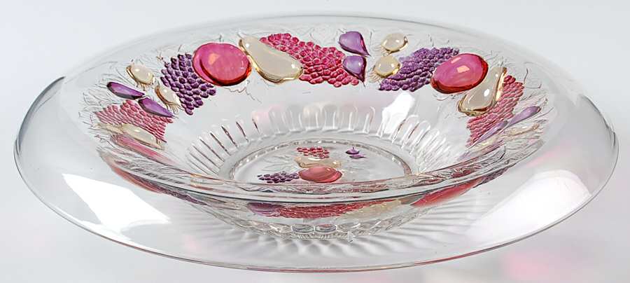 Della Robbia Flashed 13" Rolled Edge Bowl by Westmoreland-1