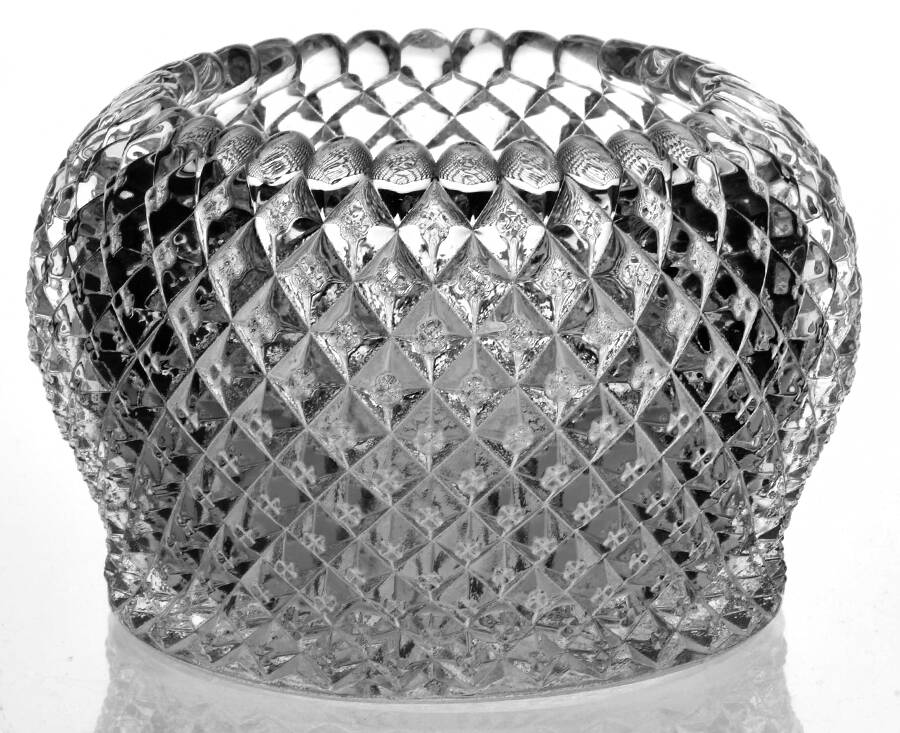 English Hobnail Clear (Round Base) 3" Rose Bowl by Westmoreland-1