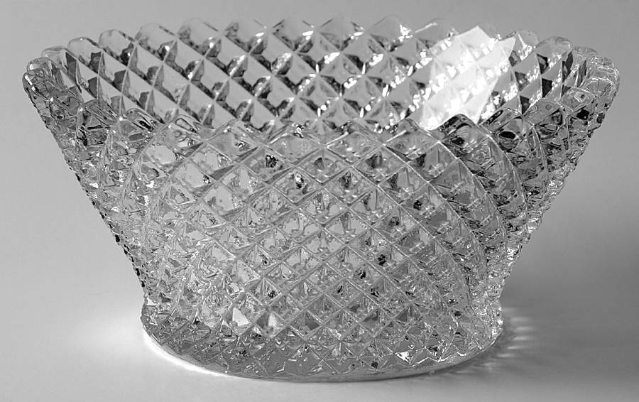 English Hobnail Clear (Round Base) Mayonnaise by Westmoreland-1