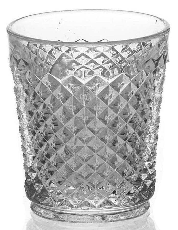 English Hobnail Clear (Round Base) Whiskey Glass by Westmoreland-1
