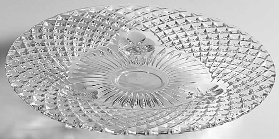English Hobnail Clear (Round Base) Trivet by Westmoreland-1