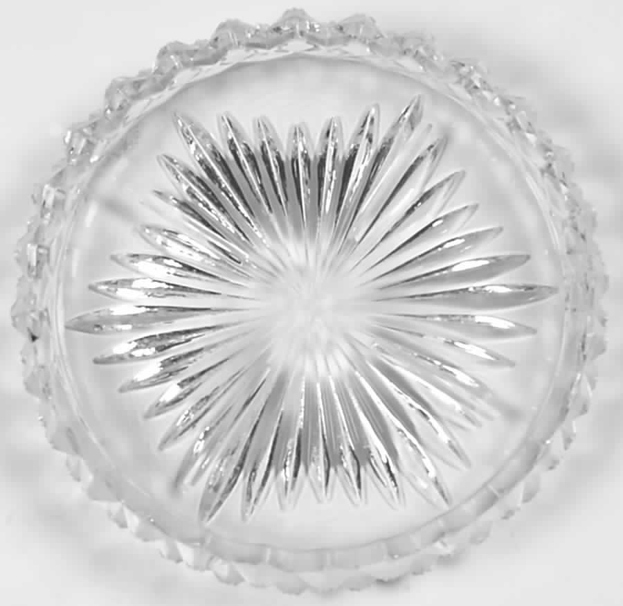 English Hobnail Clear (Round Base) Coaster by Westmoreland-1