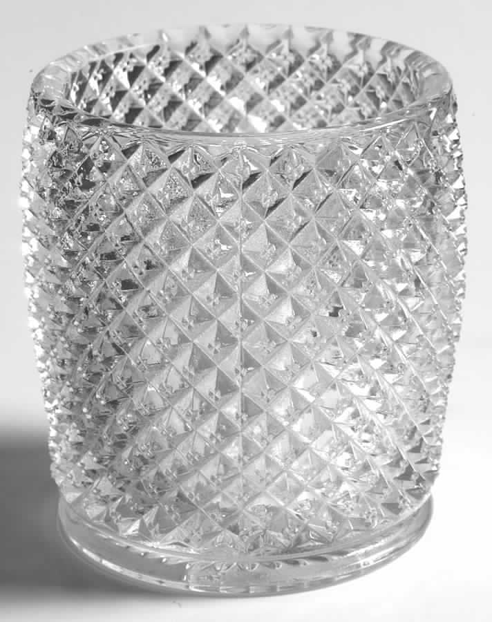 English Hobnail Clear (Round Base) Marmalade No Lid by Westmoreland-1