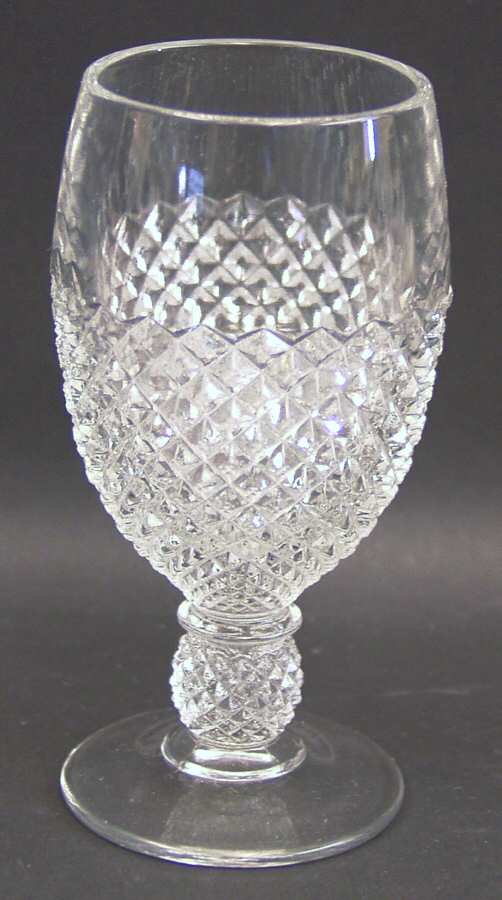 English Hobnail Clear (Round Base) Ginger Ale Glass by Westmoreland-1