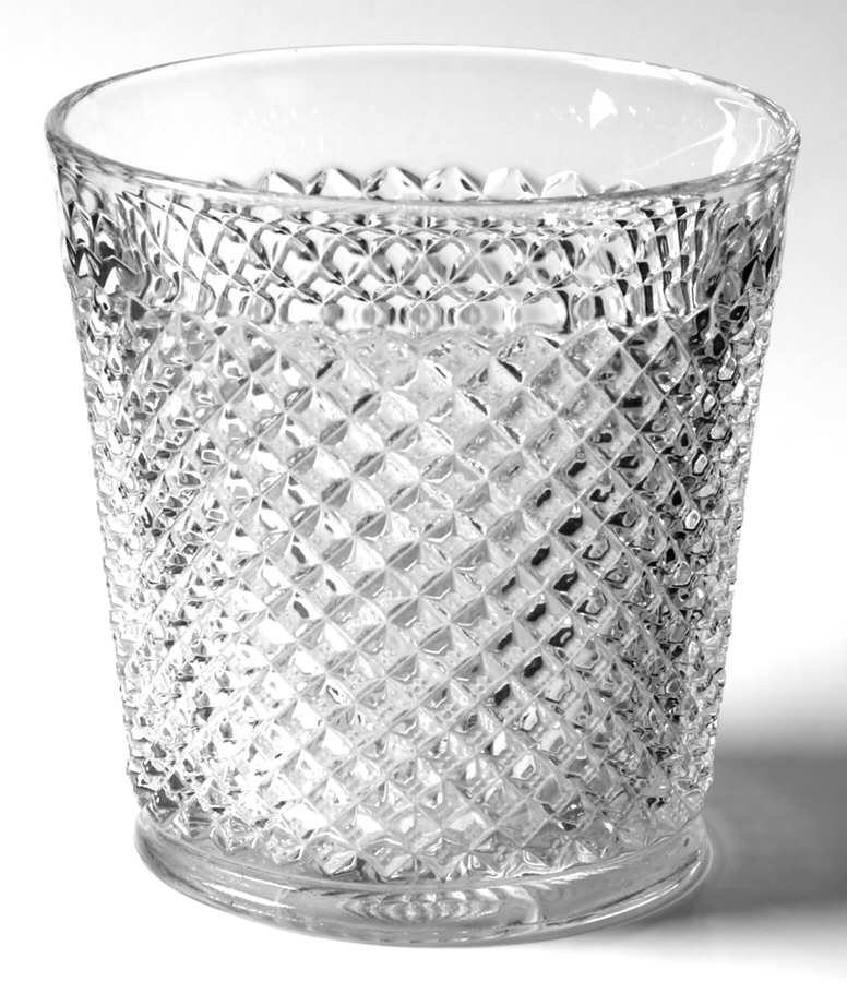 English Hobnail Clear (Round Base) 5" Jardiniere by Westmoreland-1