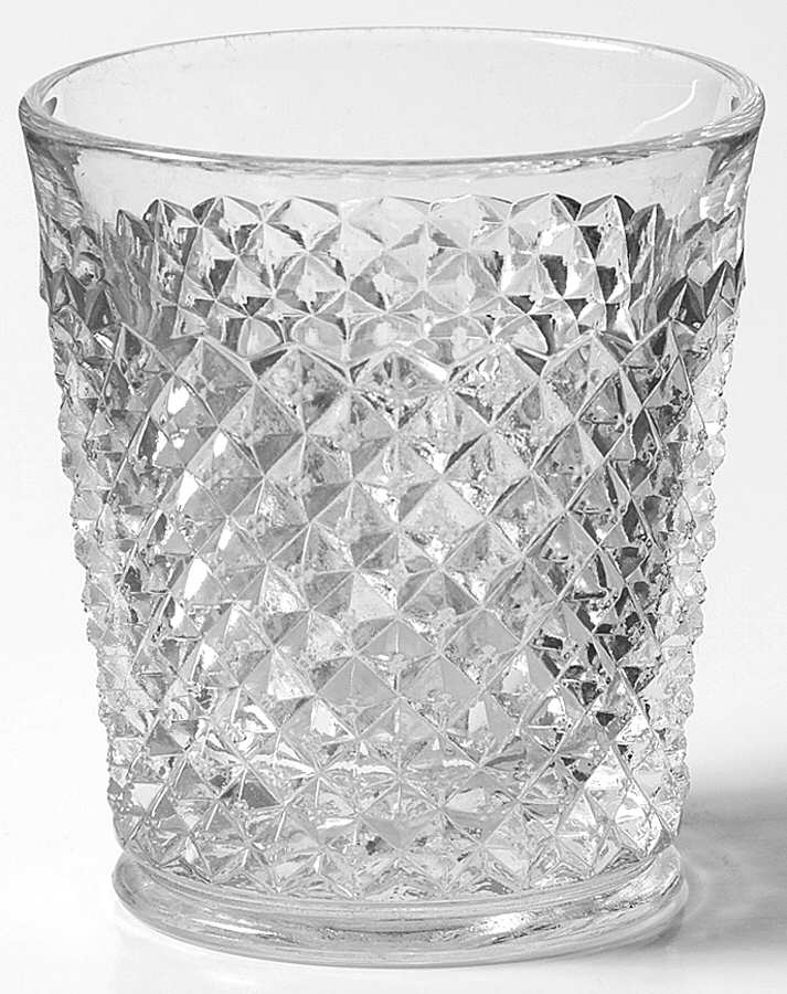 English Hobnail Clear (Round Base) Old Fashioned by Westmoreland-1