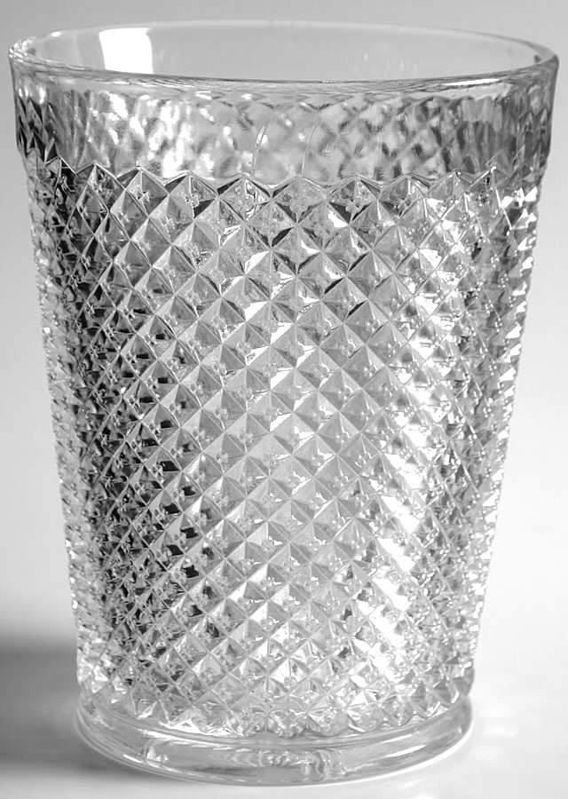 English Hobnail Clear (Round Base) 7" Jardiniere by Westmoreland-1