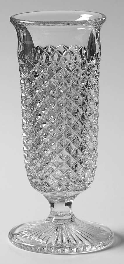 English Hobnail Clear (Round Base) Parfait by Westmoreland-1