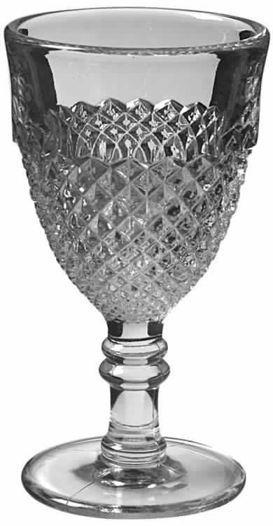 English Hobnail Amber Water Goblet by Westmoreland-1