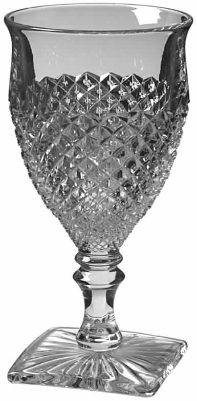 English Hobnail Amber Water Goblet by Westmoreland-1