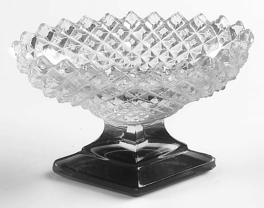 English Hobnail Black (Round Base) Nut Cup by Westmoreland-1