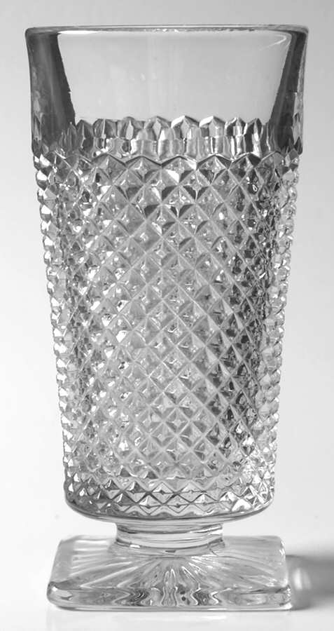 English Hobnail Clear (Square Base) Iced Tea by Westmoreland-1
