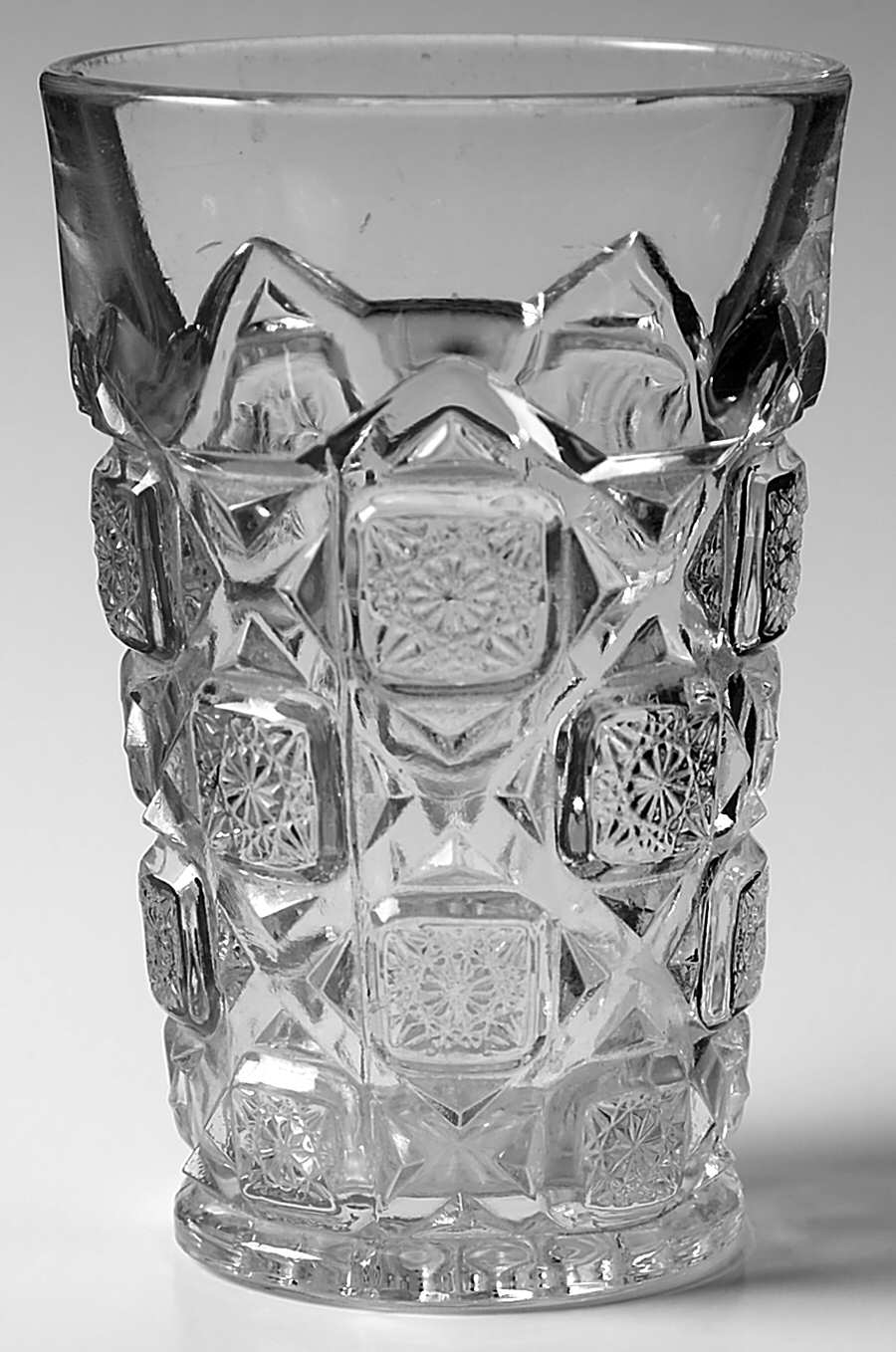 Old Quilt Clear 11 Oz Flat Tumbler by Westmoreland-1