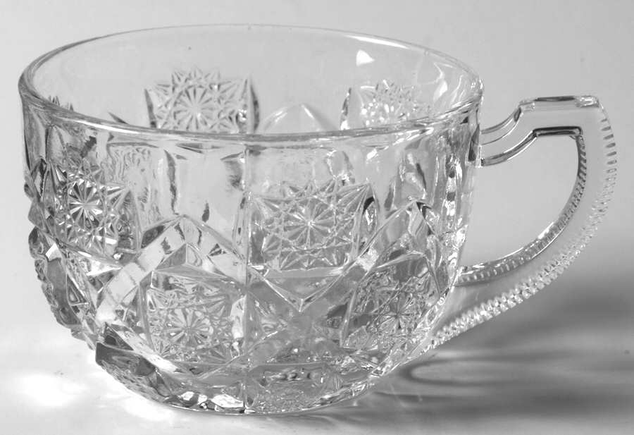 Old Quilt Clear Punch Cup by Westmoreland-1