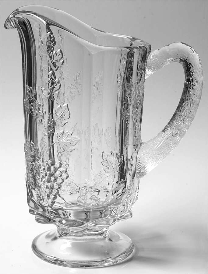 Paneled Grape Clear 1 Quart Pitcher by Westmoreland-1