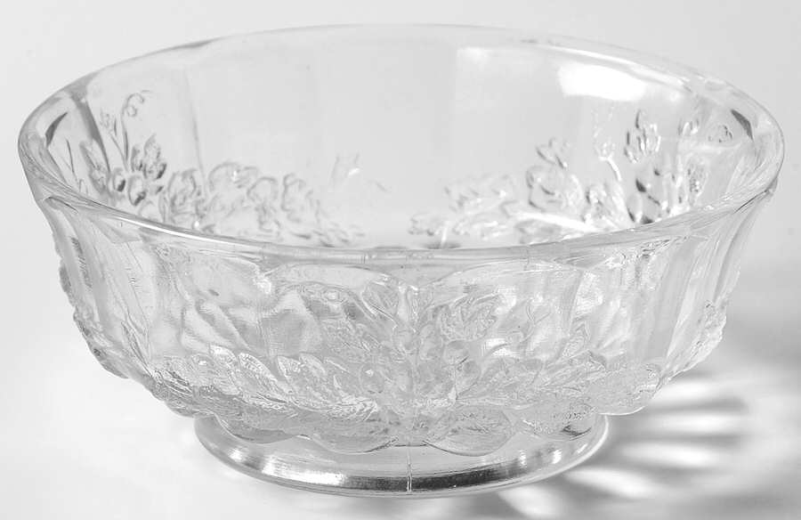 Paneled Grape Clear Nappy by Westmoreland-1