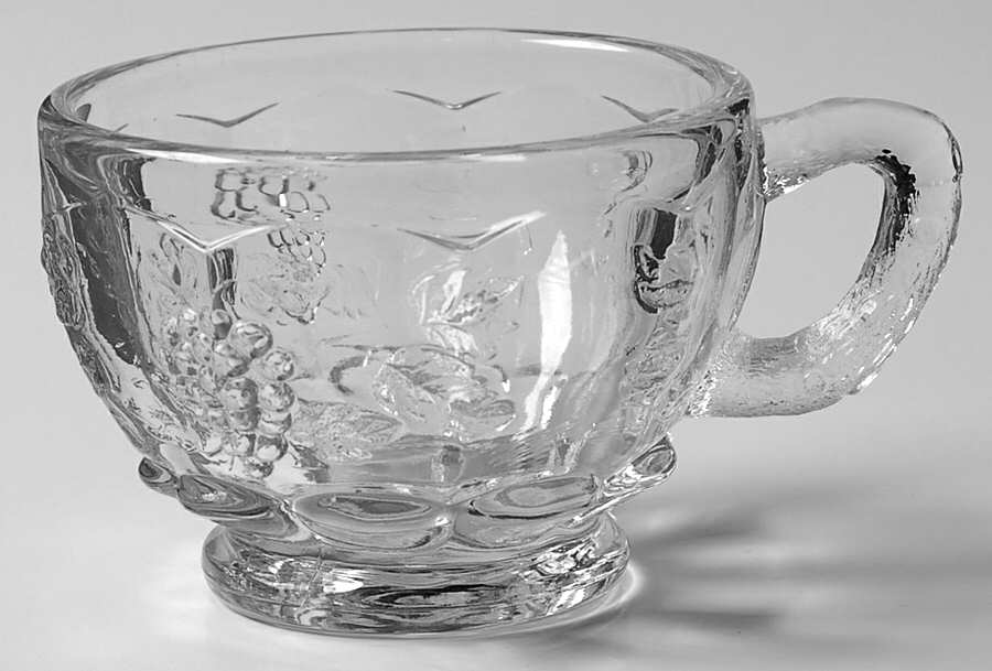 Paneled Grape Clear Punch Cup by Westmoreland-1