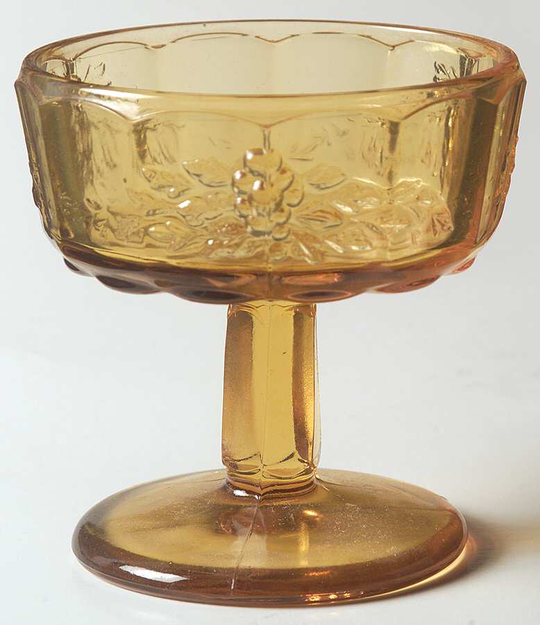 Paneled Grape Golden Sunset Champagne/Tall Sherbet by Westmoreland-1