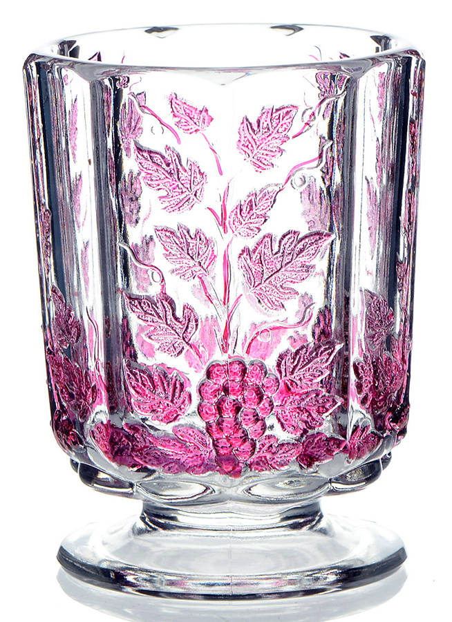 Paneled Grape Ruby Flash Mini Open Sugar by Westmoreland-1