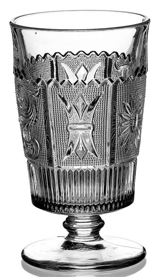 Princess Feather Clear 6 Oz Footed Tumbler by Westmoreland-1