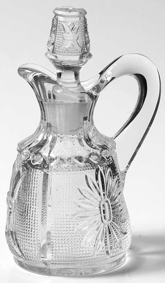 Princess Feather Clear Cruet & Stopper by Westmoreland-1