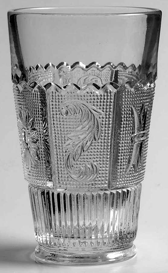 Princess Feather Clear Flat Juice Glass by Westmoreland-1