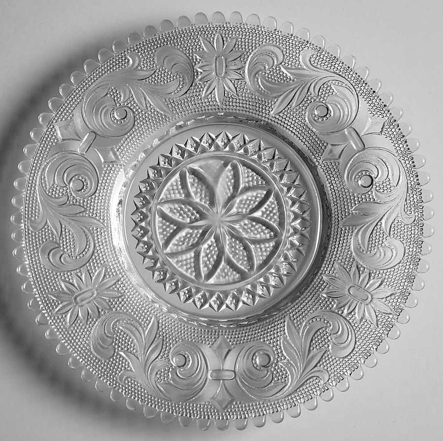 Princess Feather Clear Bread & Butter Plate by Westmoreland-1