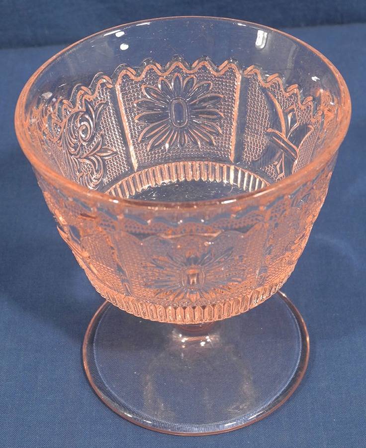 Princess Feather Pink Low Sherbet by Westmoreland-1