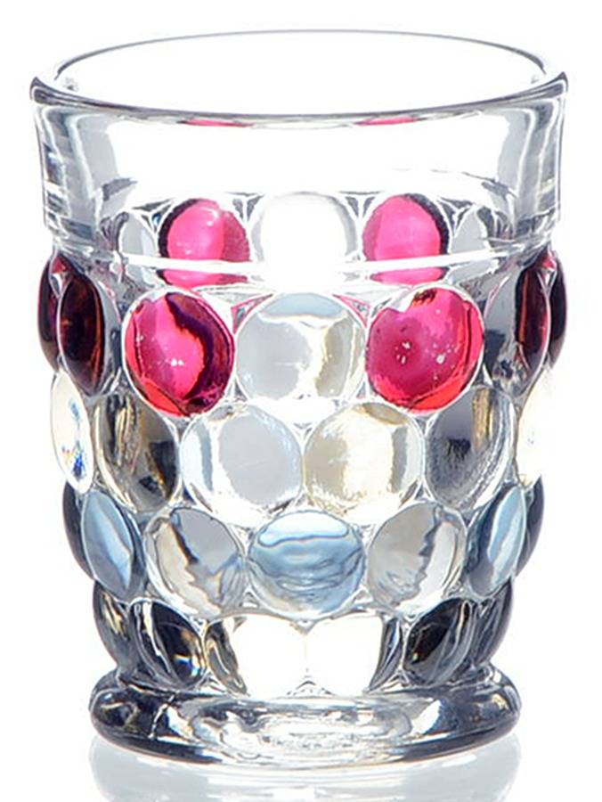 Thousand Eye Flashed Shot Glass by Westmoreland-1