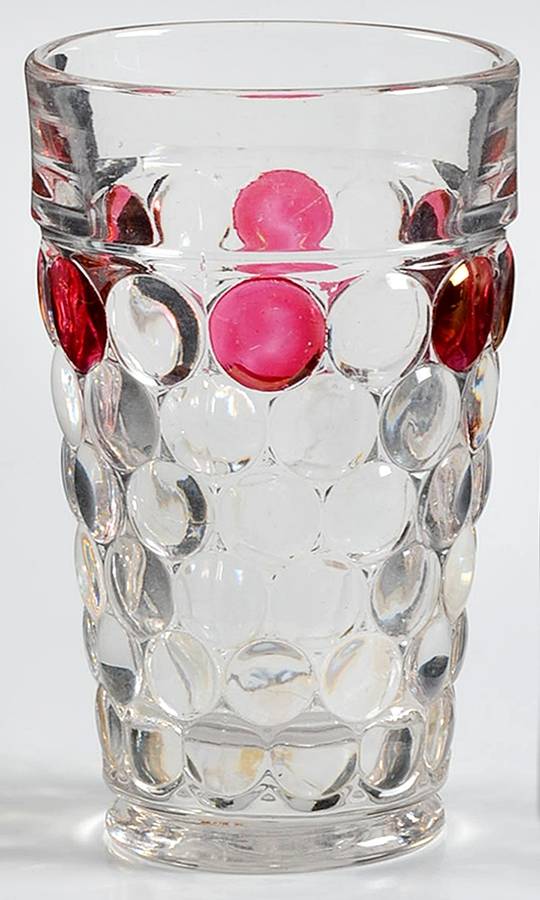 Thousand Eye Flashed Flat Juice Glass by Westmoreland-1