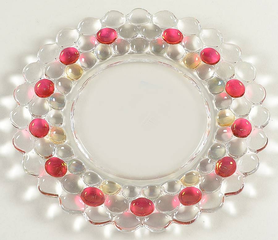 Thousand Eye Flashed Luncheon Plate by Westmoreland-1