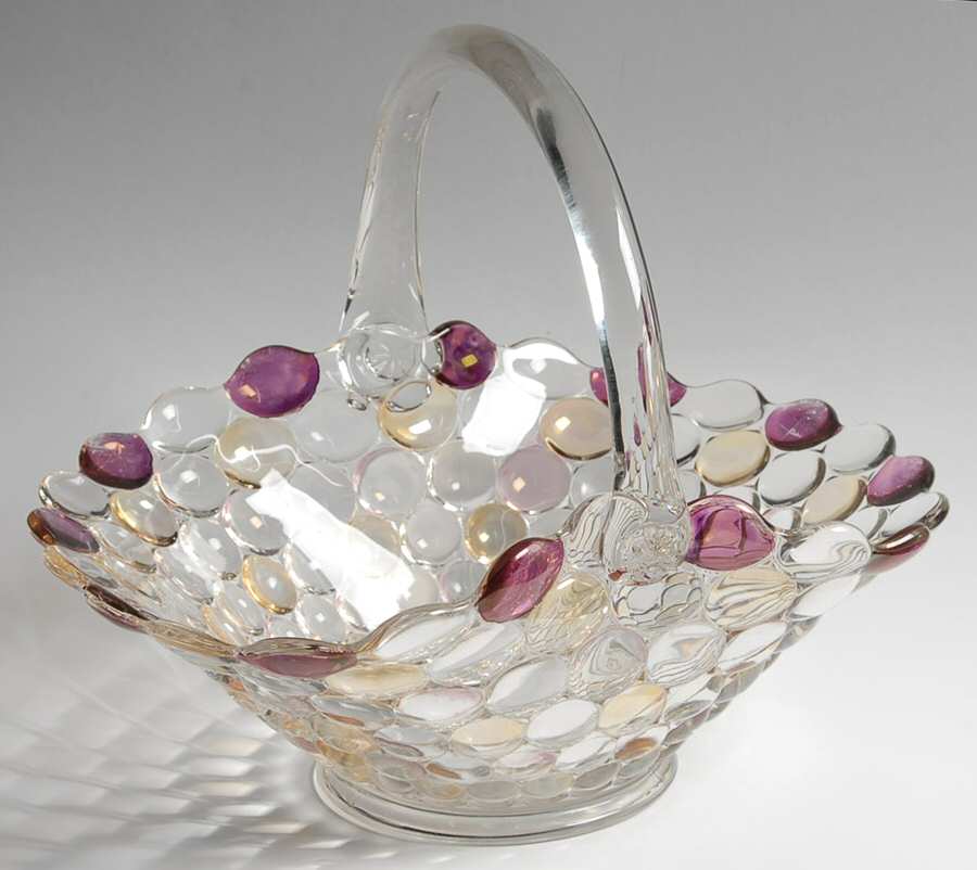Thousand Eye Flashed Large Basket by Westmoreland-1