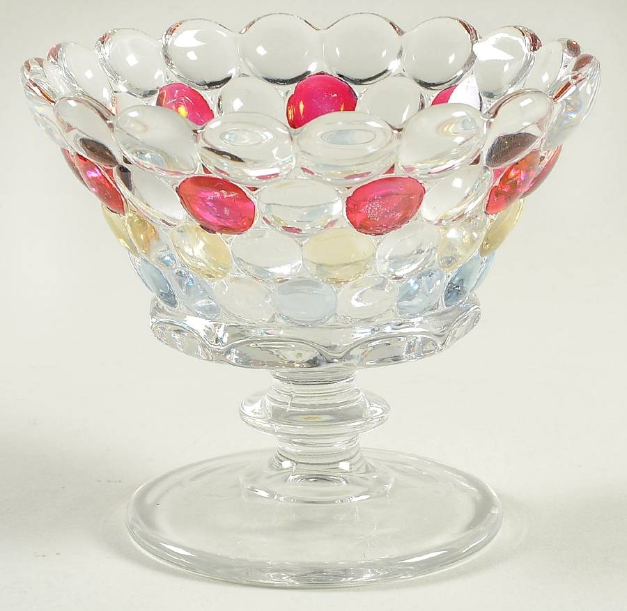 Thousand Eye Flashed Mayonnaise Bowl, Bowl Only by Westmoreland-1