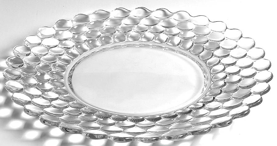 Thousand Eye Clear Sandwich Plate by Westmoreland-1