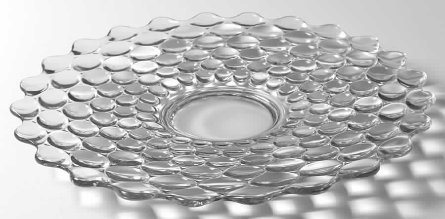 Thousand Eye Clear 13" Torte Plate by Westmoreland-1
